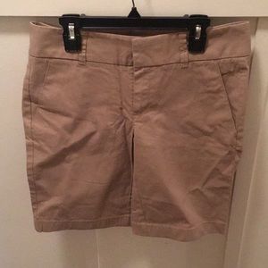 J. Crew shorts size 0 Frankie dark khaki